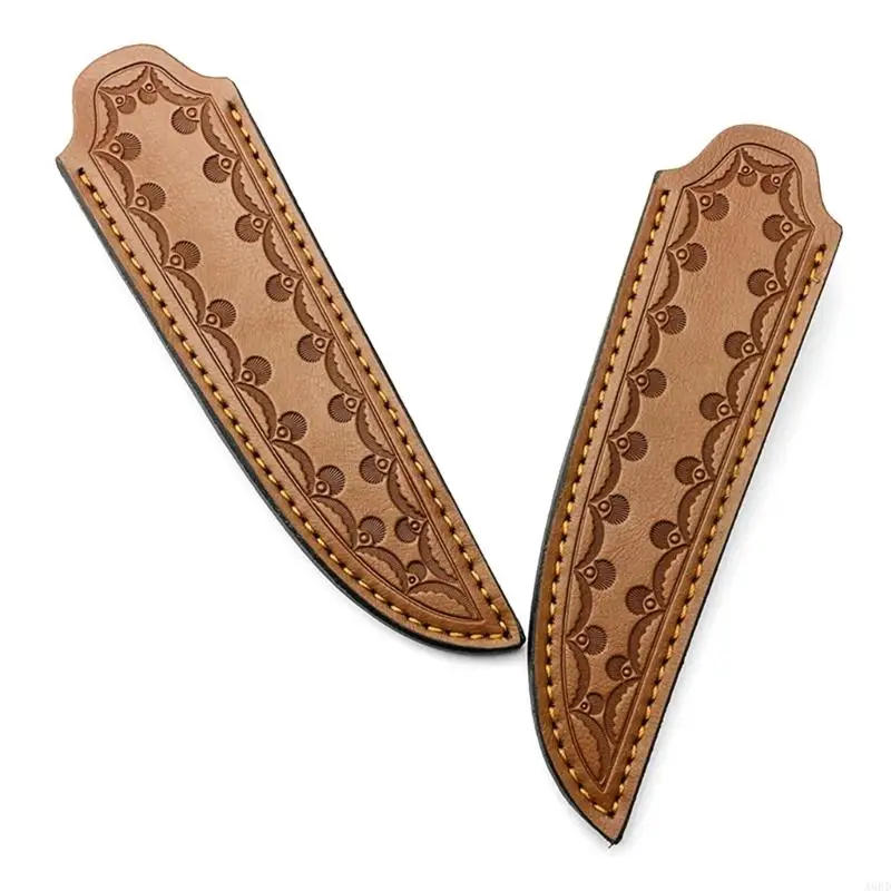 A6HD Leathers Sheath Straight Knife Case Pocket Folding Knife Sheath Carriers Holsters Handmade Knife Pouches Gift for Men
