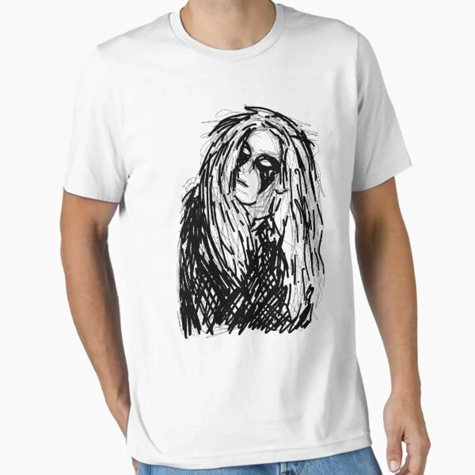 Preview of the dead artwork created and sold by Michael Stewart vintage Washed Top For Everyday Wear Comfortable Stretched