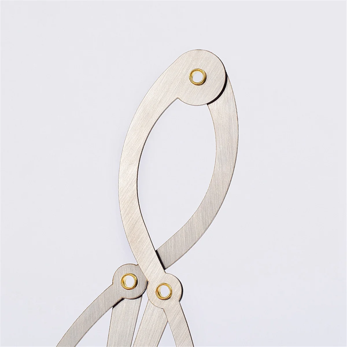 X11AA 1 Pcs Mean Calipers Golden Ratio Calipers Stainless Steel Eyebrow Ruler 1:1.618 Measure Tool for Tattoo Makeup