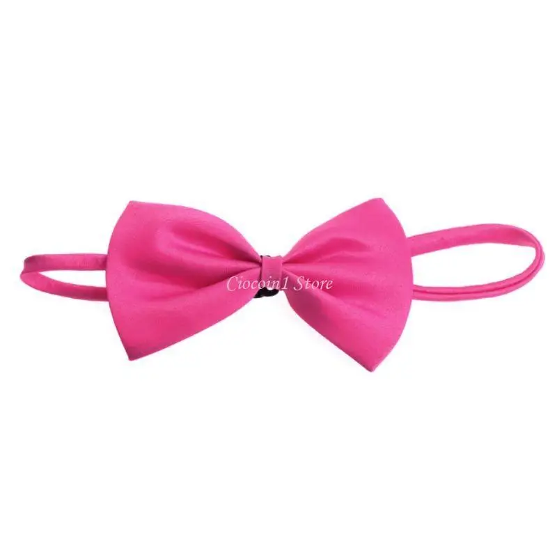 Y1ub Lô trẻ trai bé trai trẻ mới biết đi Bowtie Pre Tied Wedding Bow Tie Tie Ne cà vạt