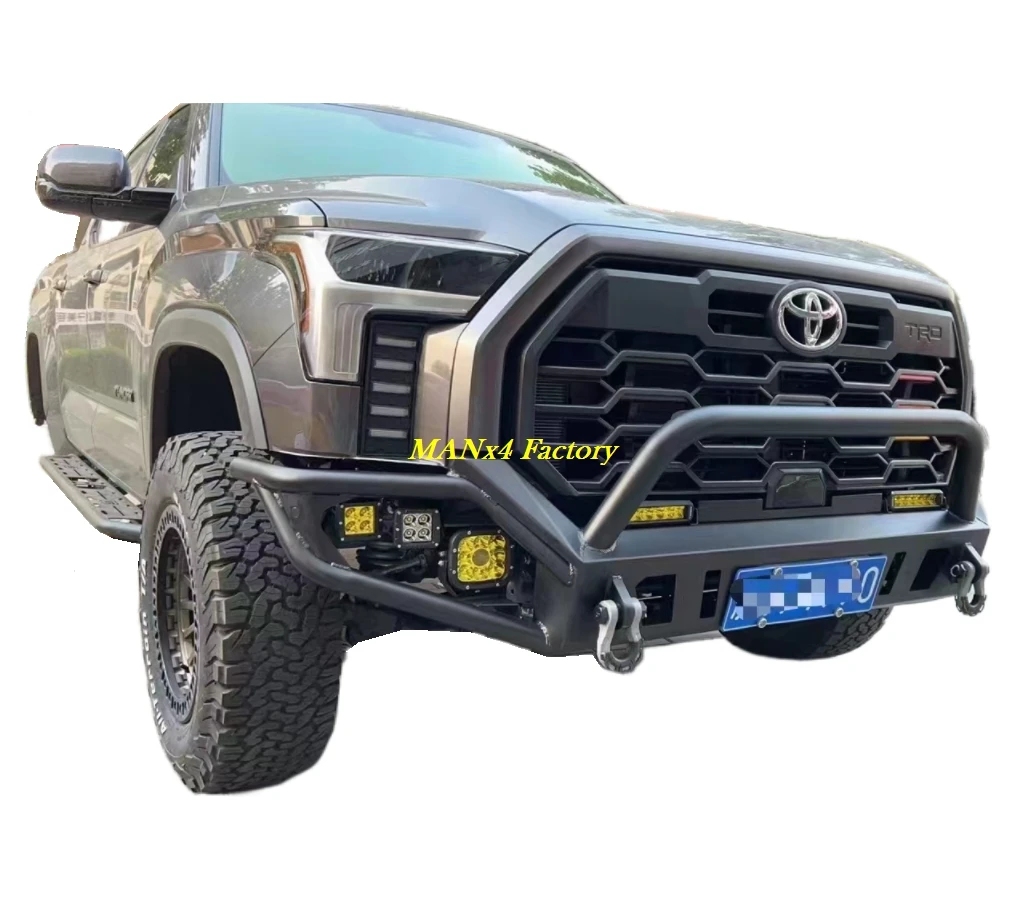 

TOP Slap-Up Off-Road 4x4 Стальной передний бампер Bull Bar для Tundra 2022+