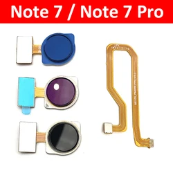 New For Xiaomi Redmi Note 7 Pro / Redmi 7 Home Button FingerPrint Touch ID Sensor Flex Cable Ribbon Replacement Parts