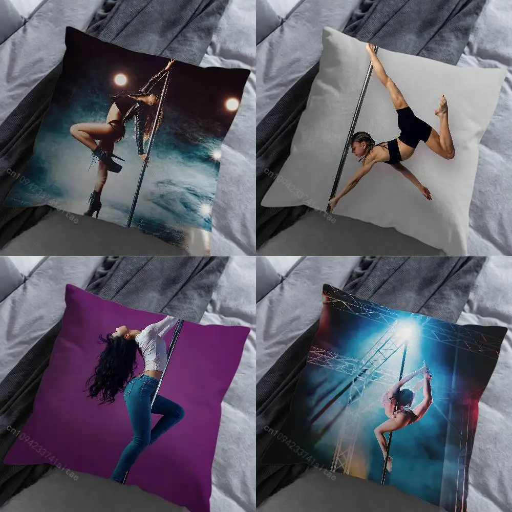 

Dance art Pole Dancer Pillow Case For 30x30cm,45x45cm,55x55cm, For Home Bedroom Decoration And Protector