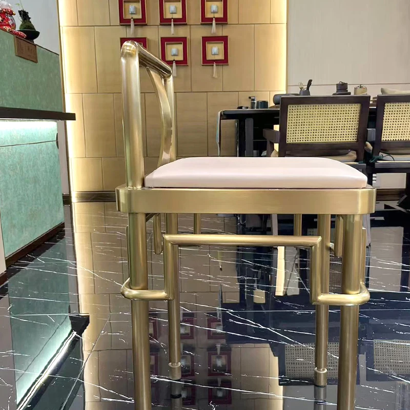 لمخصص الحديثة الفاخرة مقهى كرسي بار شعبية لمكتب الاستقبال في الهواء الطلق تطبيقات الفنادق تصميم النسيج #1