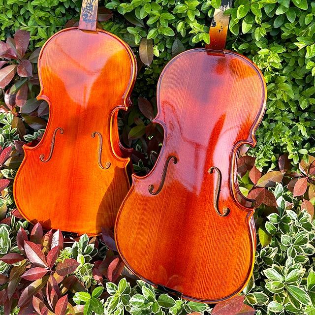 Professional wholesale high quality customized handmade cello solid wooden cello pure flamed cello 1/16-4/4