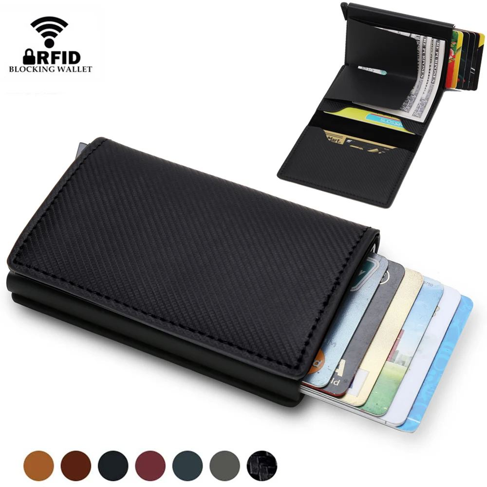 Choice Rfid Credit Card Holder Men Wallet Slim Thin Men Women Smart Minimalist Wallet Male Money Bag Wallets for Men Cartera