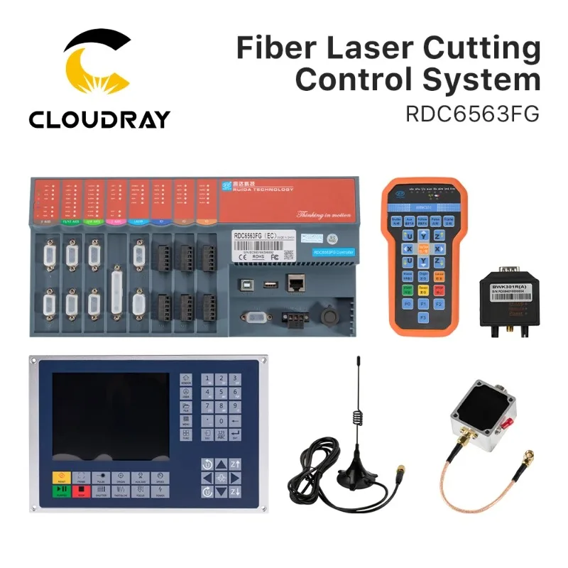 Cloudray BM138 Ruida RDC6563FG Fiber Laser Cutting Machine Control System Control Panel Board