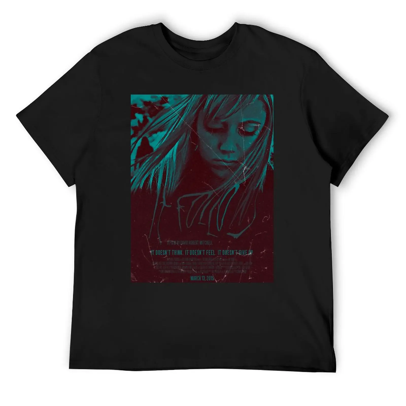 

It Follows Vintage Movie Poster T-Shirt customs plus size tops summer top Short sleeve tee men