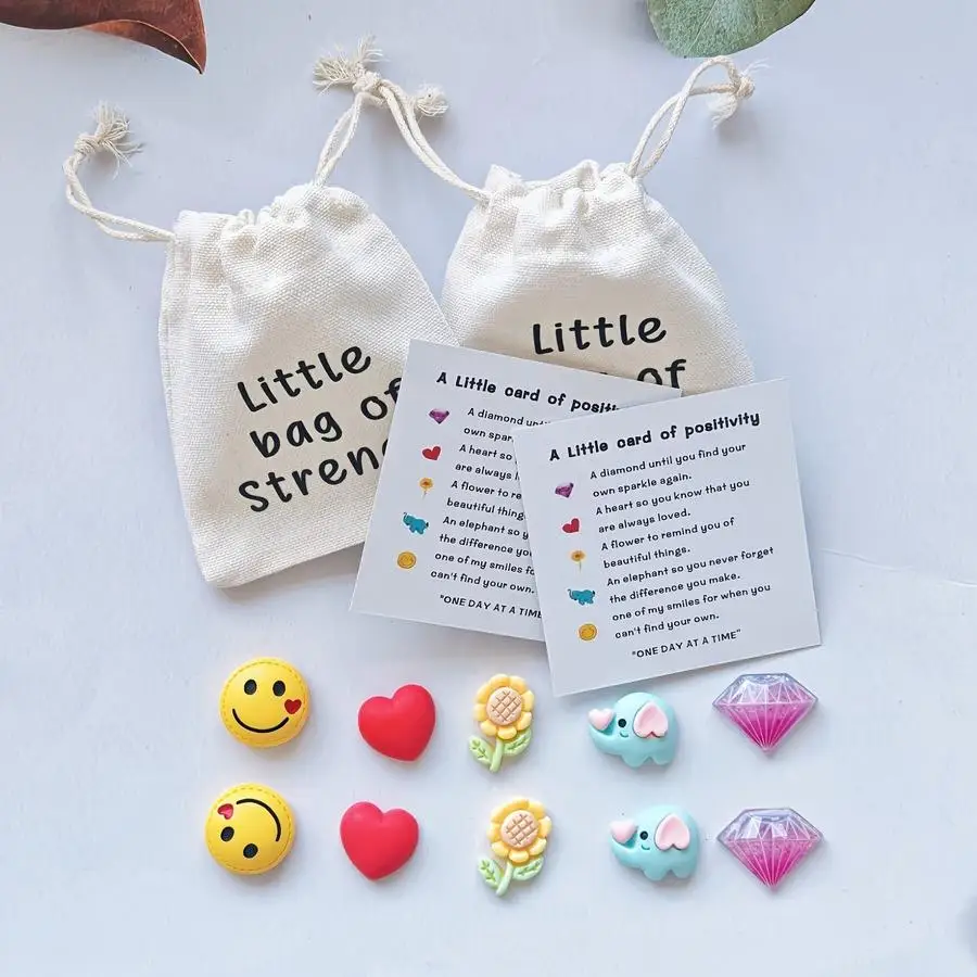 1/5/10/20/50/100pcs Gift for Her/Him s/s/Motivational Power Mini Gift Bags - Small Power Hug Bag Set - Personalized Positive Ene