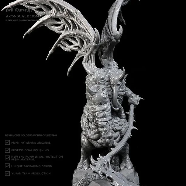 

195mm Resin model kit colorless self-assembly A-756