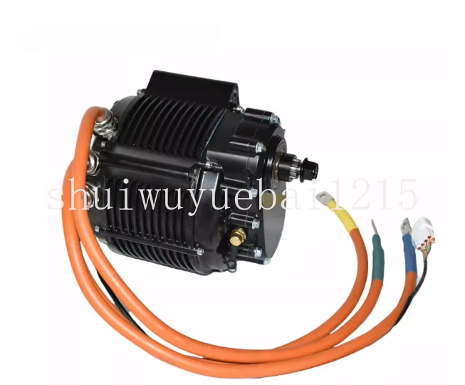 

QS165 60H 10 кВт IPM PMSM среднеприводной двигатель с редуктором 1:2.37 и звездочкой 14T, энкодером и датчиком Холла