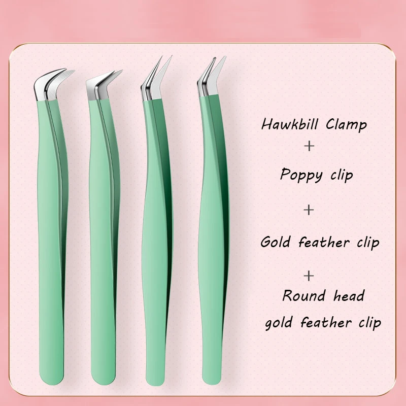 Ultra Fine False Eyelash Tweezers For Grafting Eyelash Clips, Specially Designed For Eyelash Grafting