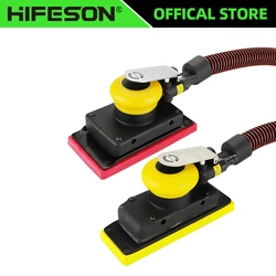 HIFESON Rectangular Pneumatic Dry Sander Car Paint Putty Sander 70*198mm Sandpaper Machine Suitable For Automobile