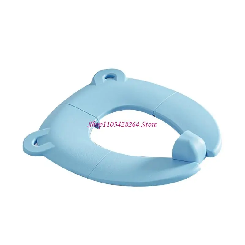 Child Folding Toilet Training Anti Slip Bottom Easy Storage Portable Kids Travel Potty Pad for Public Bathrooms