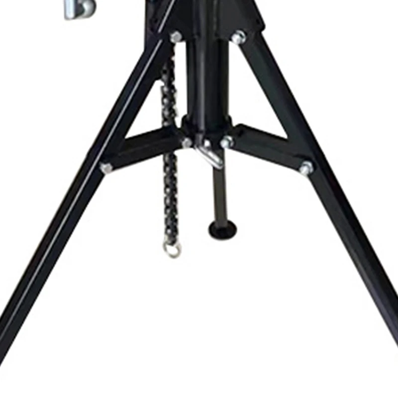 Portable Foldable Steel Tripod Chain Pipe Vise, 1/8-5 Inch for Metal Pipe Fixing, Supporting and Bending