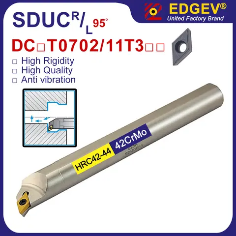 S08K S10K S20R S25S S32T SDUCR07 SDUCL07 SDUCR11 İç Tornalama Takımı SDUCR SDUCL İç Çap Delik İşleme Çubuğu Torna Tezgahı DCMT Tutucu