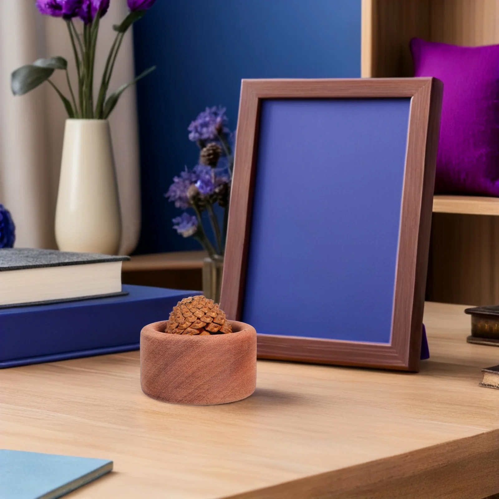 

3pcs Natural Wood Fragrance Mini Essential Oil Diffuser for Home Office Car Aroma Portable Wooden Oil Diffuser No Electricity