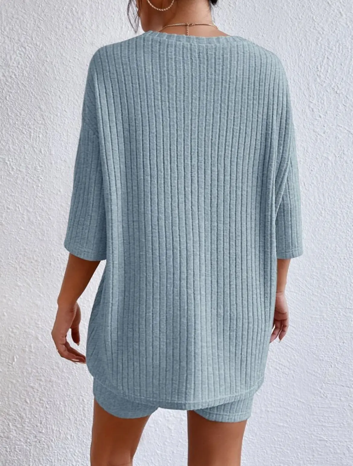 Spring Summer Short Sleeve T Shirt Short Pants Two Piece Set Women Casual Loose O Neck Top High Waist Tracksuit Female Outfits