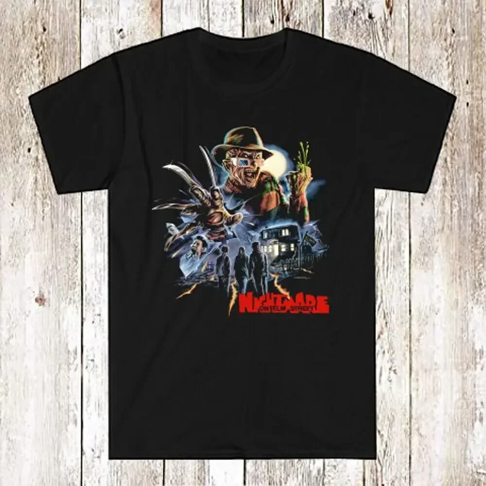 Freddie Krueger Night On Elm Street Men\'s Black T-Shirt Size S-5XL