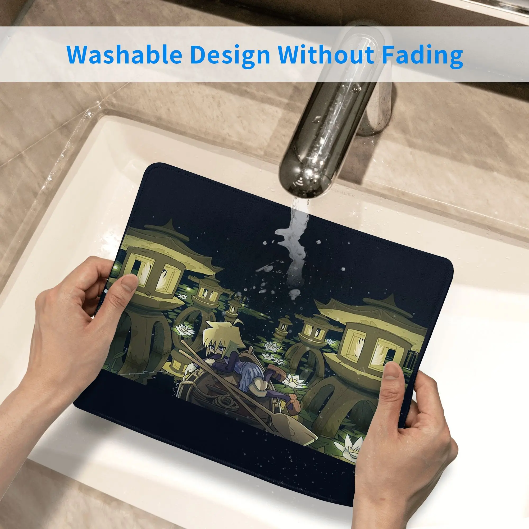 夢 2kki ランプリストーンマウスパッドコンピュータキーボードマウスマットゲーマー PC ラップトップデスクマットオフィスアクセサリーテーブルマット