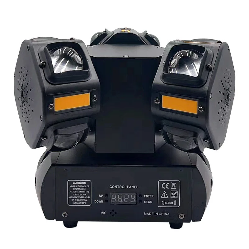 

Трехголовый светодиодный сценический стробоскоп Gecko, лазерный свет, встряхивающая голова для бара KTV, танцевальный луч света, окружающее освещение