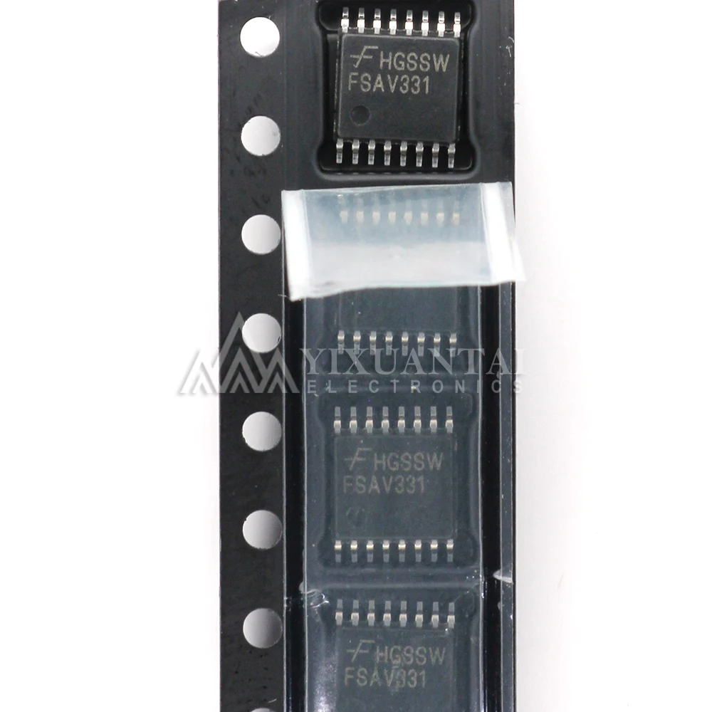 10pcs/Lot   FSAV331MTCX  FSAV331MTC  Marking  FSAV331【IC VIDEO SWITCH DUAL 4X1 16-TSSOP】New and Original