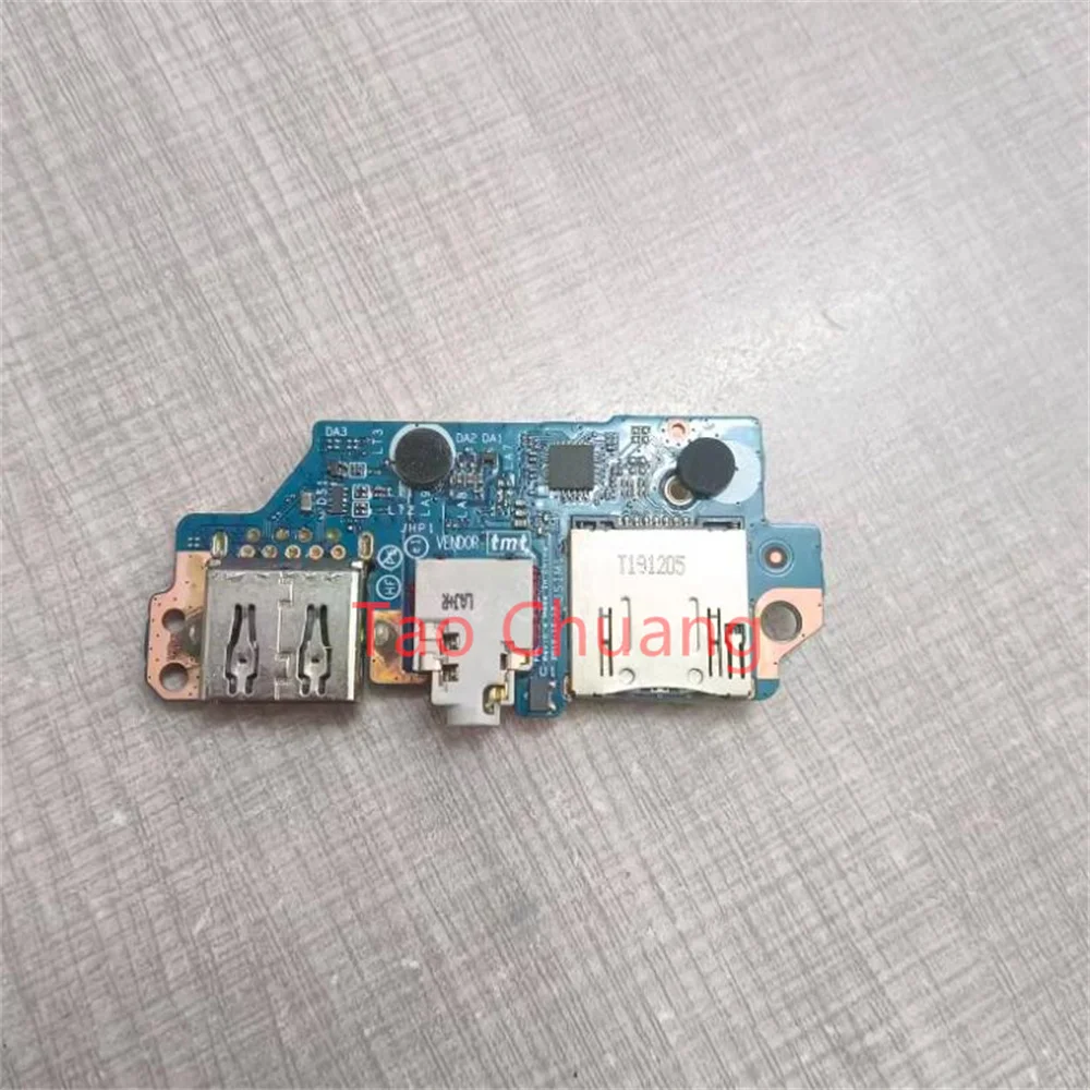 

FOR HP EliteBook X360 1040 G7 1030 G7 Card Reader USB Audio Headphone Board LS-J447P