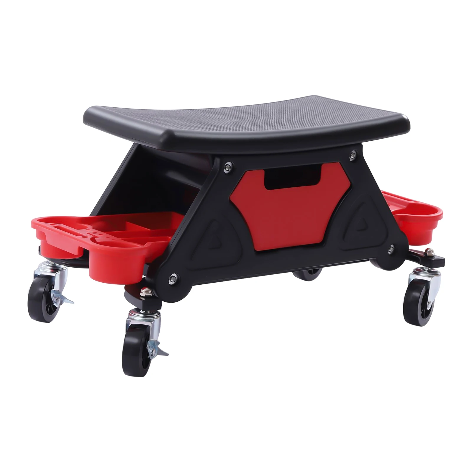 Mechanic Stool Car Repair Stool with Universal Wheels Thickened Metal Frame Rolling Creeper Seat for Auto Repair