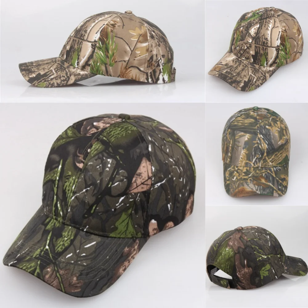 Summer Adjustable Baseball Caps Unisex Sports Outdoor Hunting Cap Sunscreen Casual Caps Women Men's Jungle Camouflage Hats