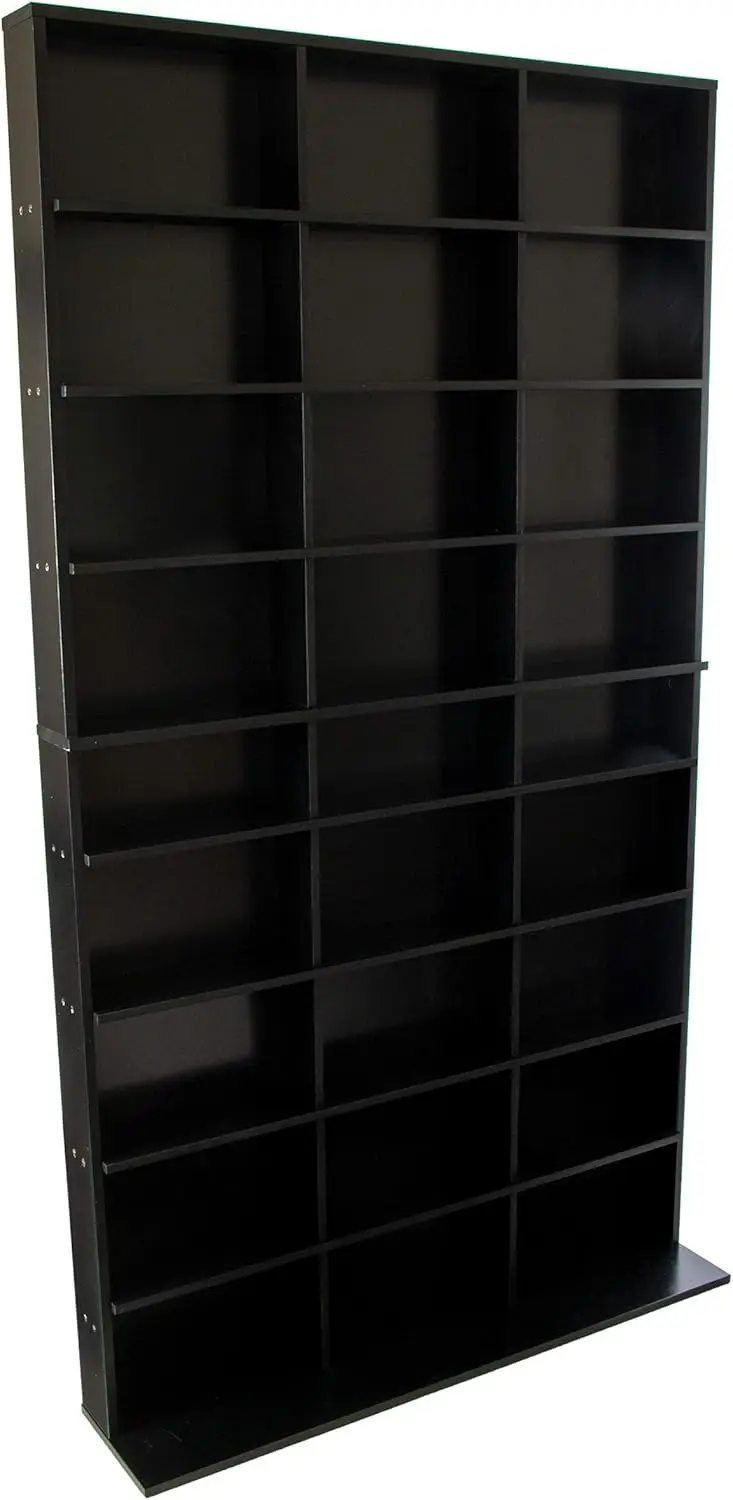 Elite XL Media Storage Cabinet – Protect & Organize Prized Music, Movie, Video Games, Collectables & Memorabilia Collections, PN