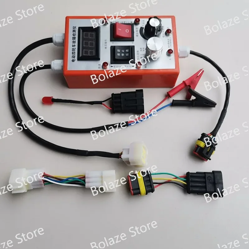 New energy vehicles, electric four-wheeled vehicle controller fault detector, encoder accelerator, electric lock line detection