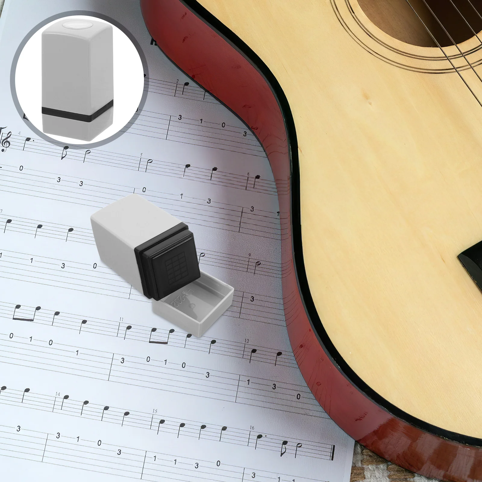 

4pcs Guitar Portable Ukulele Guitar Accessory Quick Positioning Tool For Beginners Practice Performance Reusable Stamp Set Chord