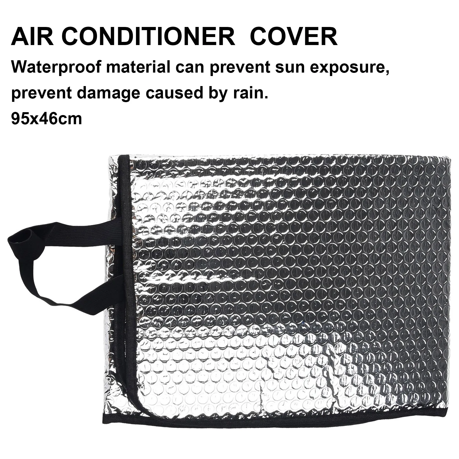46x95CM Air Conditioning Cover Outdoor Sun Rainproof Anti-Dust Anti-Snow Cleaning Cover Home Air Conditioner Keep Cleaning Tool image 6