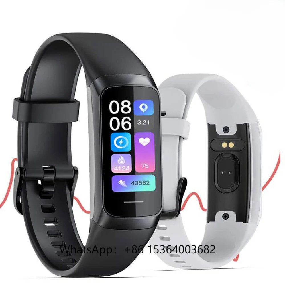 

TJXL-Cross-Border New Explosions Smart Bracelet Body Temperature Blood Pressure Heart Rate Blood Oxygen Monitoring for Exercise