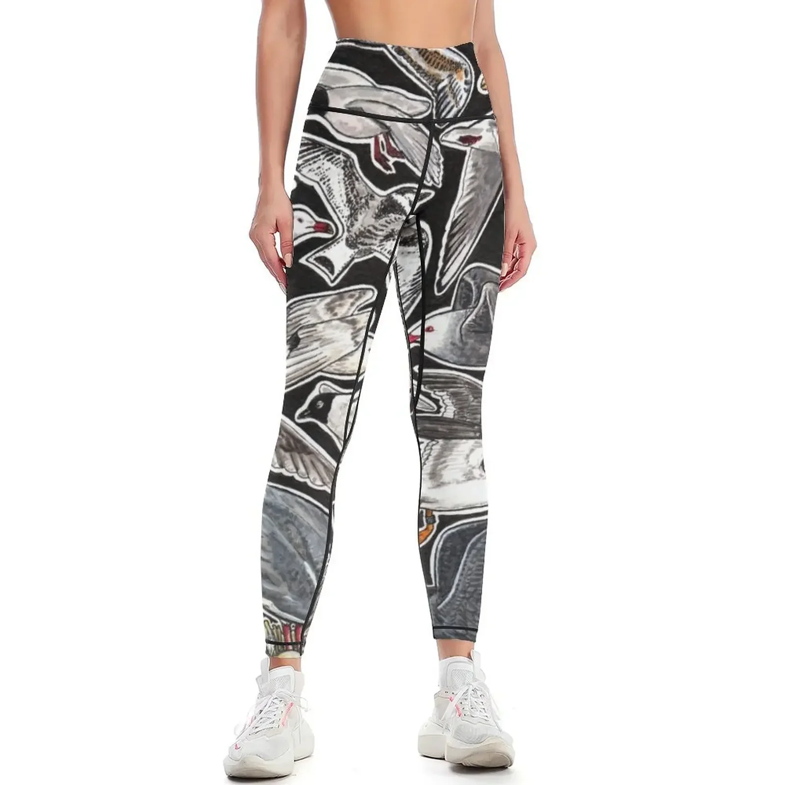 

Sea gulls for bird lovers Leggings for girls sports woman gym sports for gym's sportswear Womens Leggings