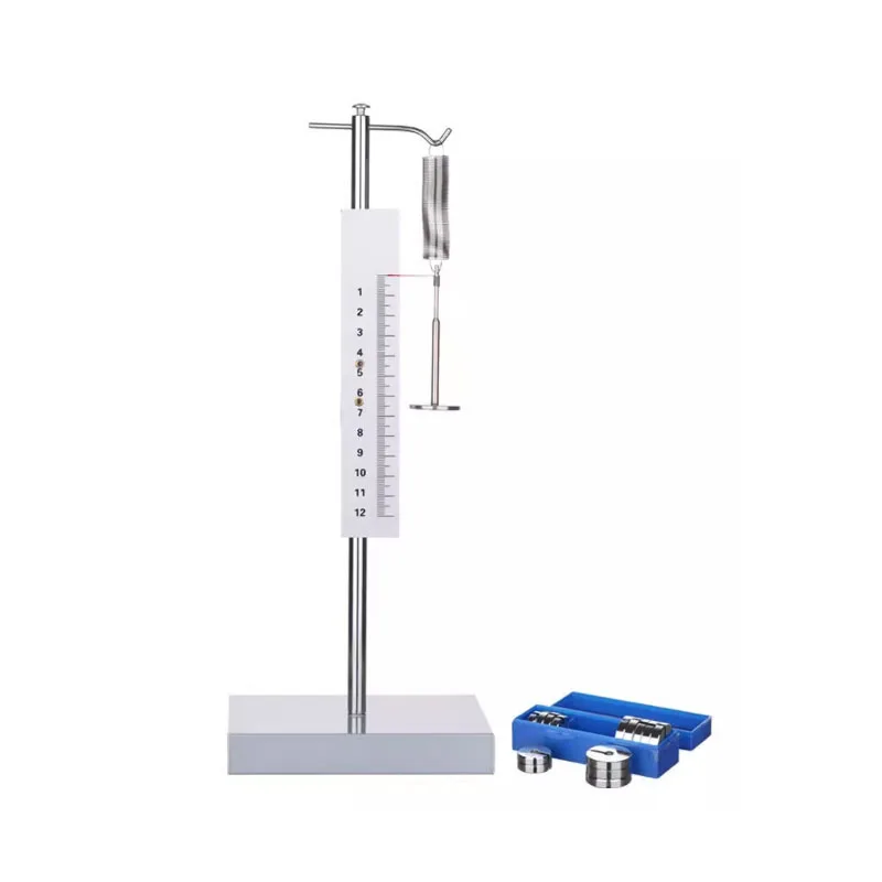 

Hooke's law experimenter, demonstrator and bracket, teaching equipment