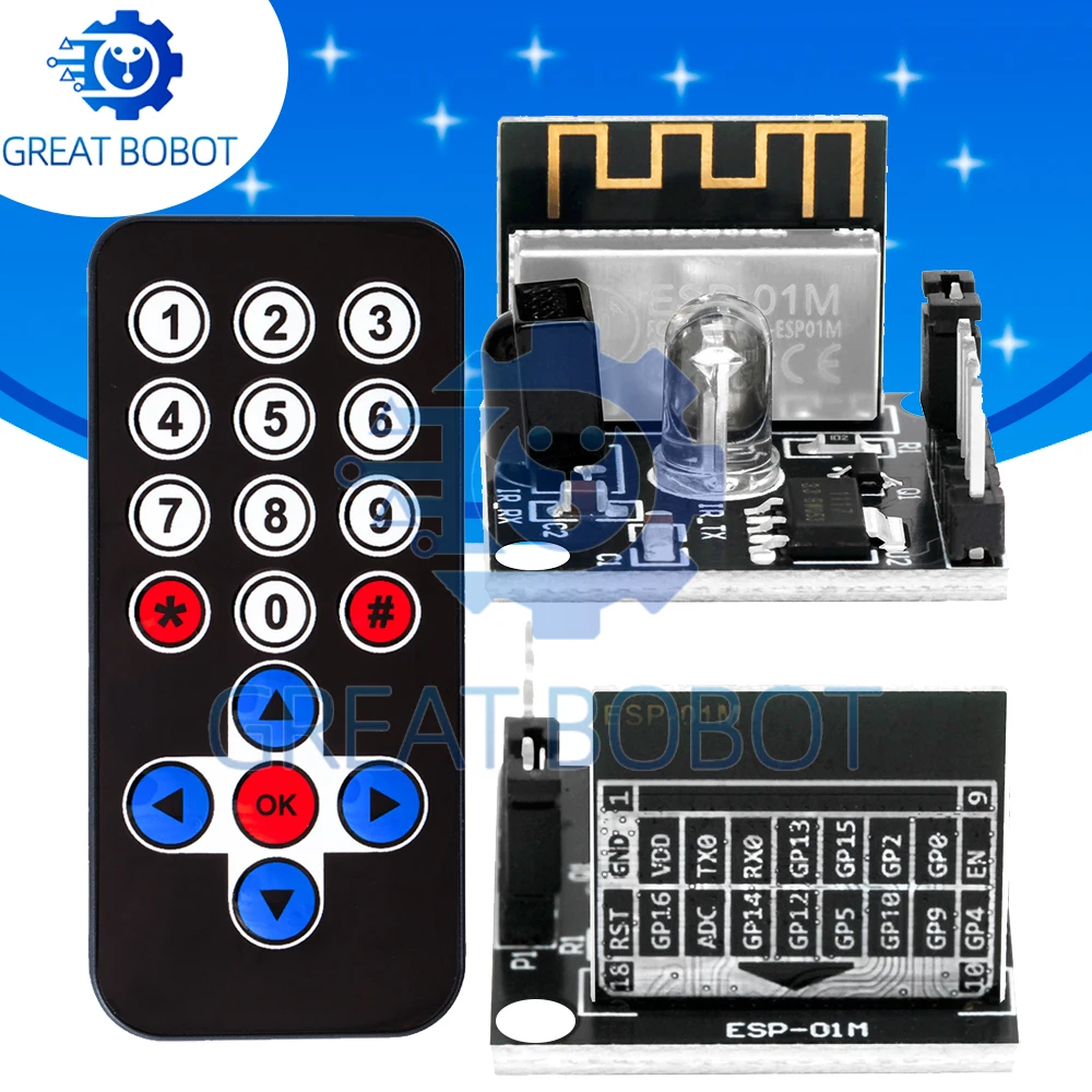 ESP01M ESP8285 WiFi IR Transceiver & Remote Control Module for Arduino ESP8266