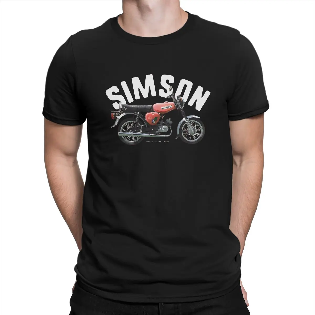 Simson S51 Elektronik V4 Man\'s TShirt Simson O Neck Short Sleeve 100% Cotton T Shirt Humor High Quality Gift Idea