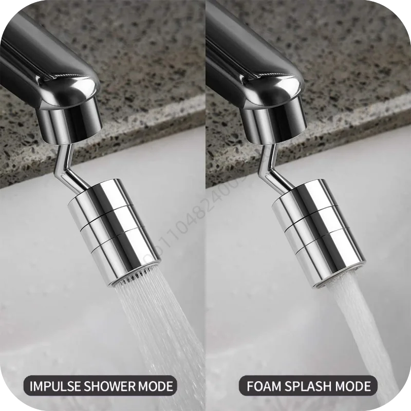 New 720° Rotation Faucet Extender Kitchen Universal Splash Proof Saving Faucet Sprayer Head Bathroom Faucet Extender Adapter