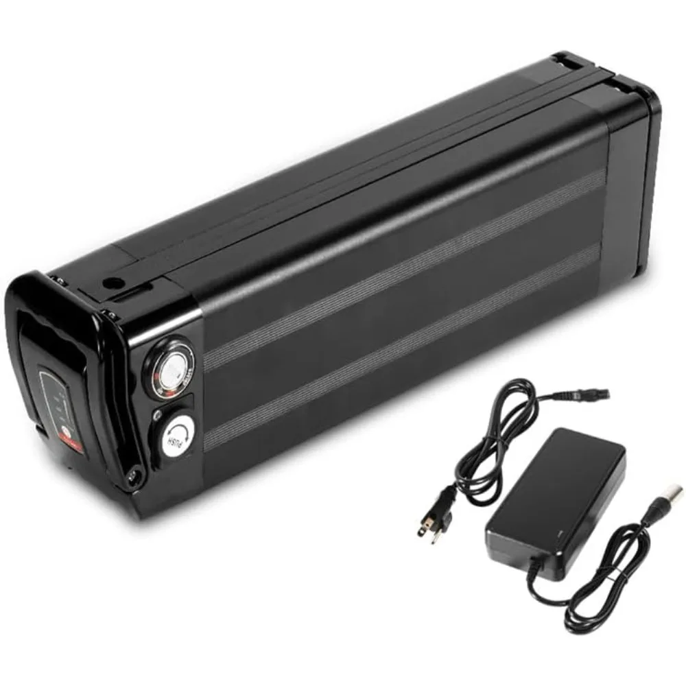 

48V 15AH Lithium Ebike Battery Seat Tube 250W 350W 500W 750W 1000W Bicycle Electric Bike Battery with Charger 2Pins