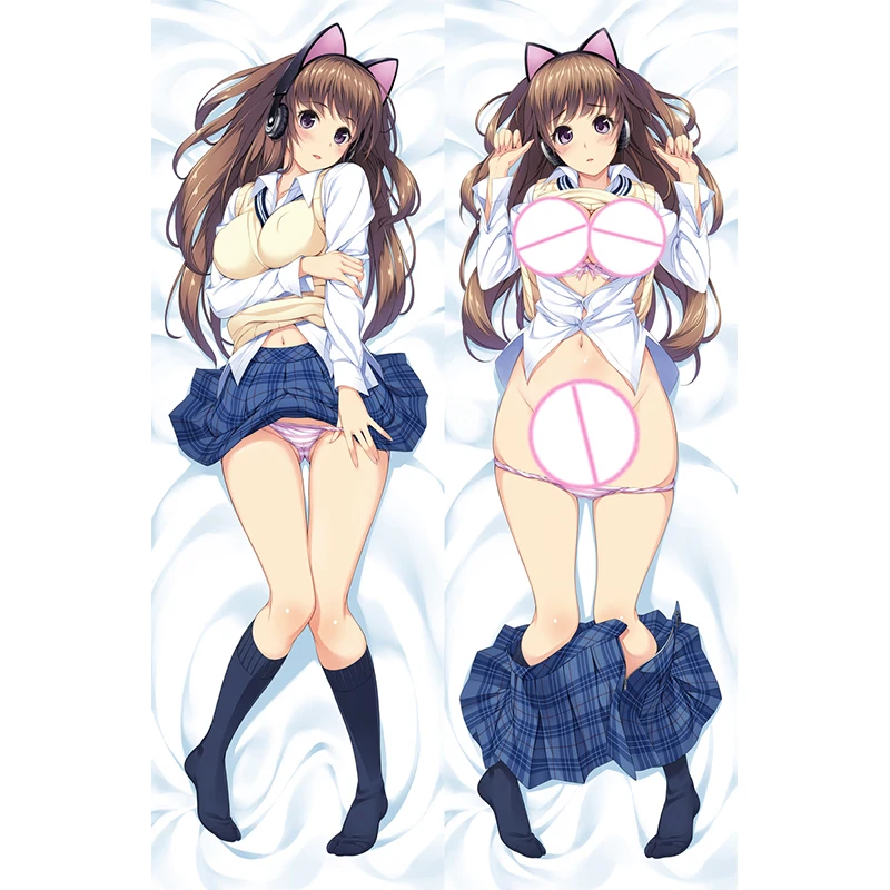 

Dakimakura Anime Pillow Cover Beautiful Girl Double Sided Print 2Way Cushion Bedding Gifts