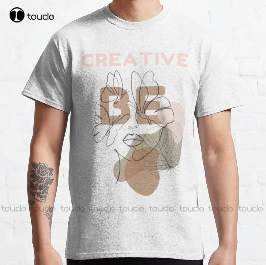 Enhance Creative Classic T-Shirt Custom Aldult Teen Unisex Digital Printing Tee Shirts Custom Gift Make Your Design Xs-5Xl