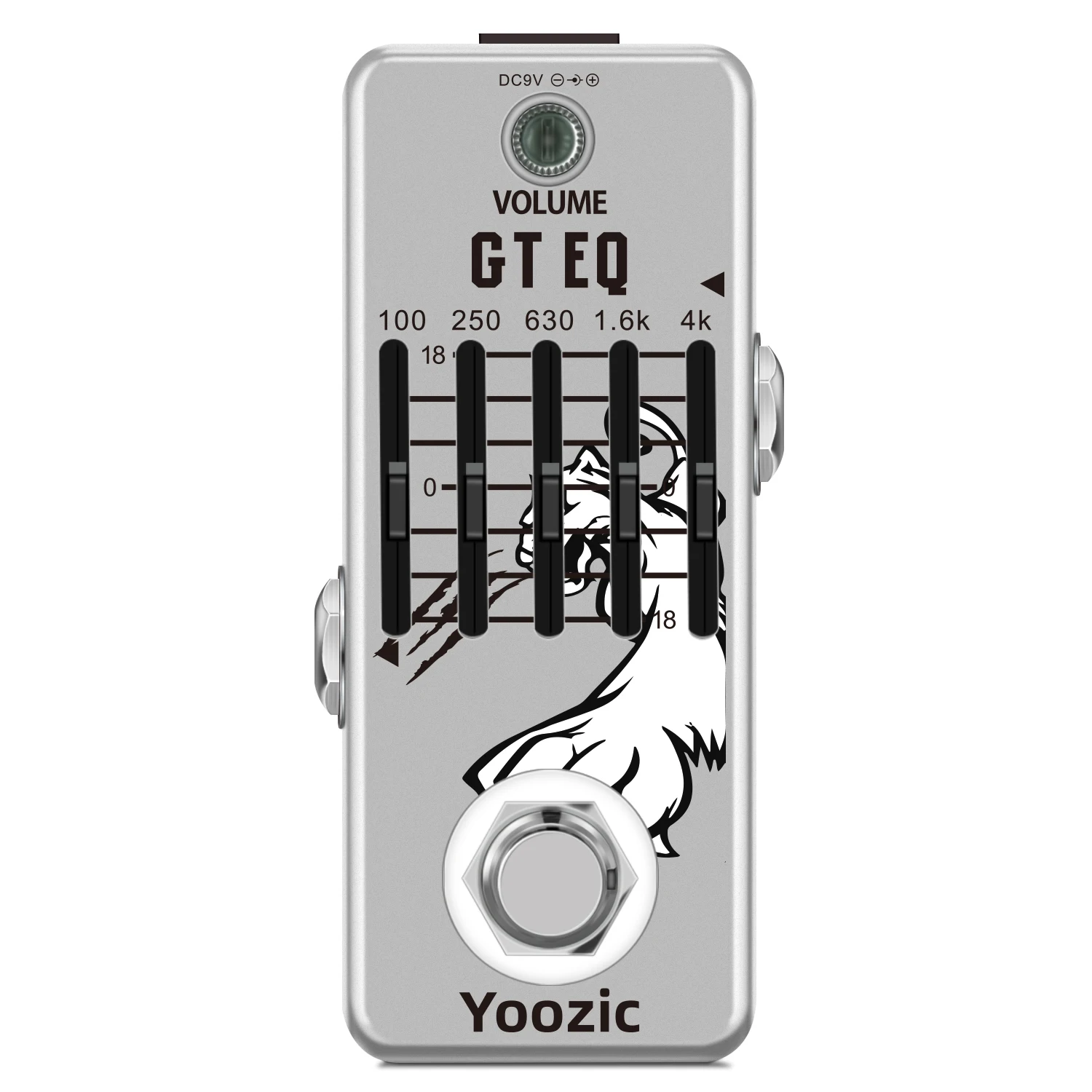 Yoozic-EQ True Bypass Pedal for Electric Guitar, Full Metal Shell, Guitar Accessories, LEF-317A