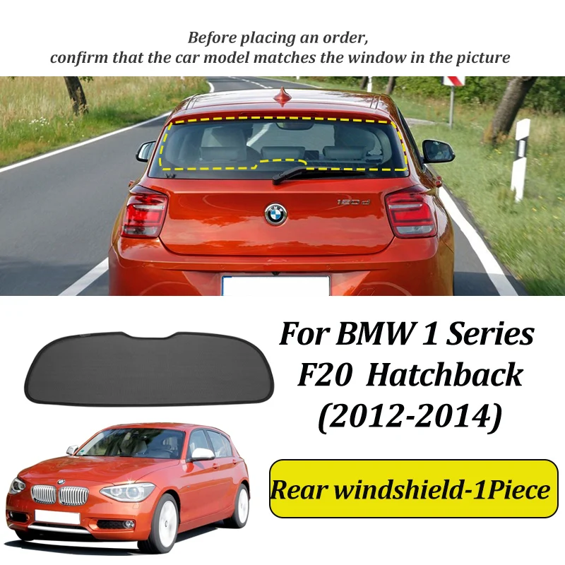 LINNUNU Voor BMW 1-serie E87 F20 2004-2014 Magnetische Auto Zonnescherm Voorruit Gordijn Zijruit Zonnescherm UV Bescherming onderdelen