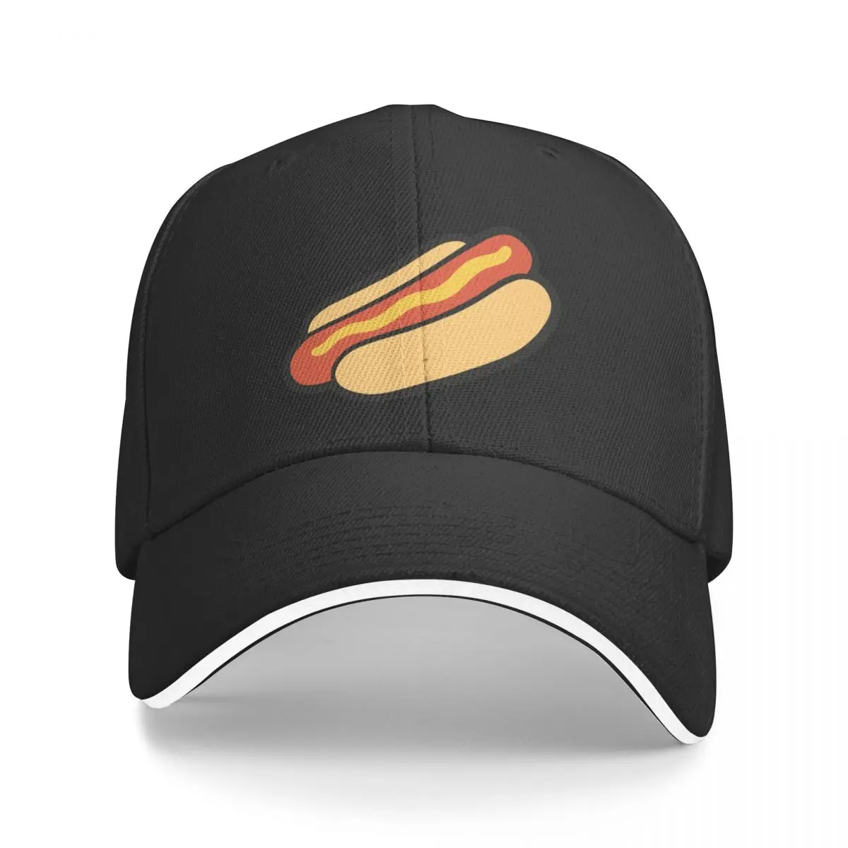 Hotdog Pattern on Lilac Baseball Cap hard hat Uv Protection Solar Hat Women Beach Fashion Men's