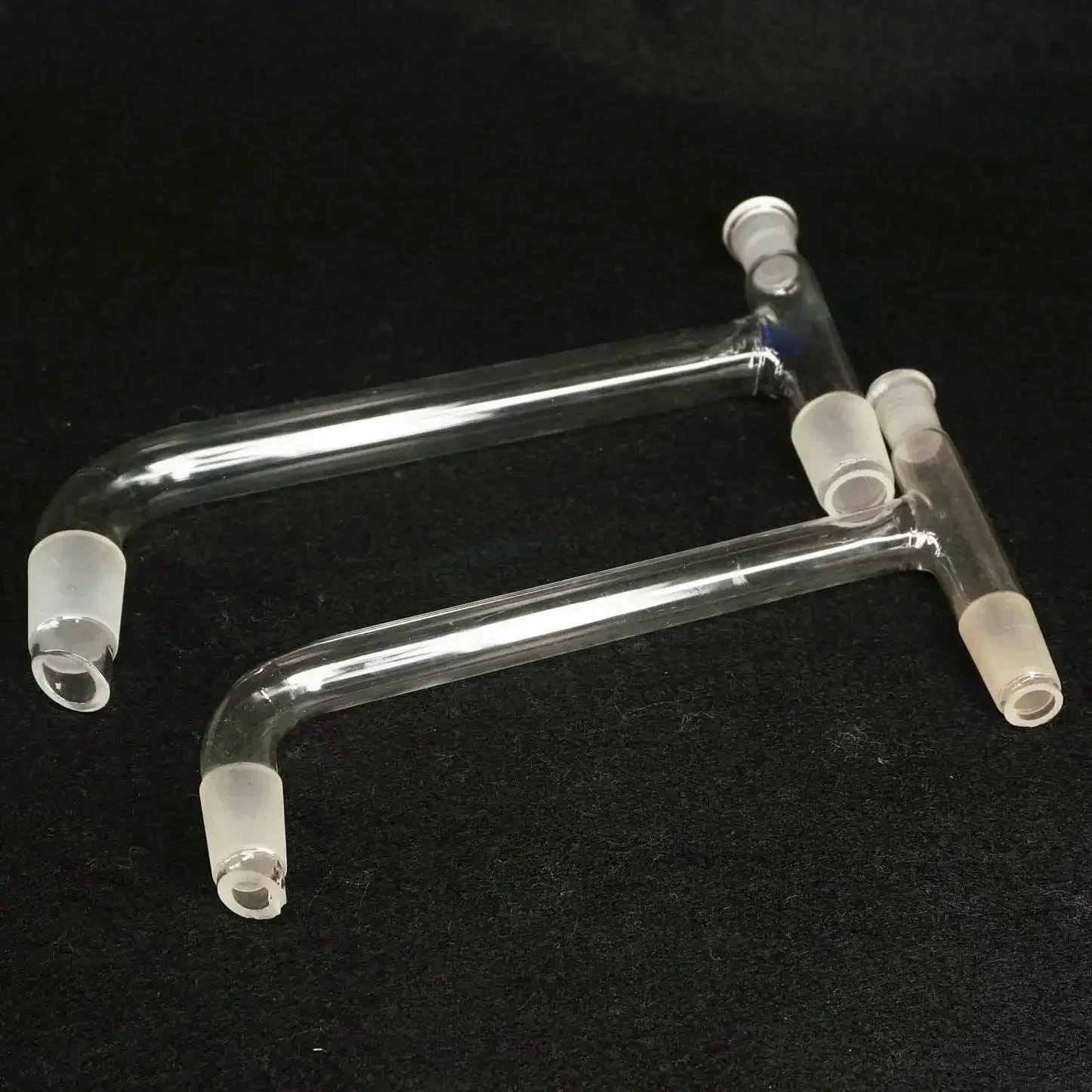 #14 #19 #24 #29 Joint Stopper Borosilicate Glass Angle 75 to Angle 105 Adapter Distillation Head Lab