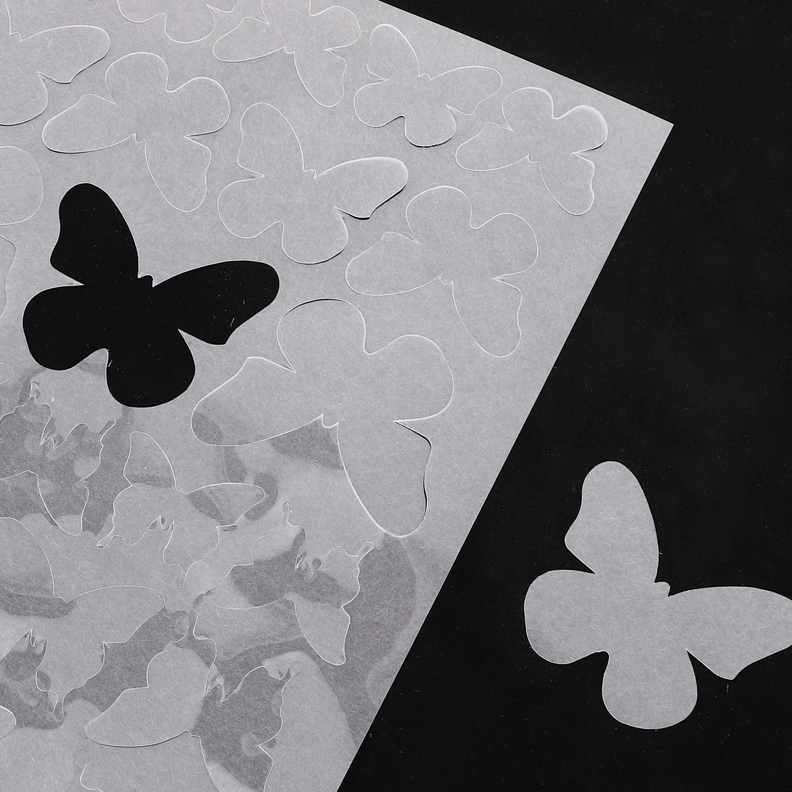 3Pcs 3D Pre-Cut Heat Shrink Film Butterfly Brooch DIY Kit Creative Handmade Ornaments Sublimation Craft Supplies