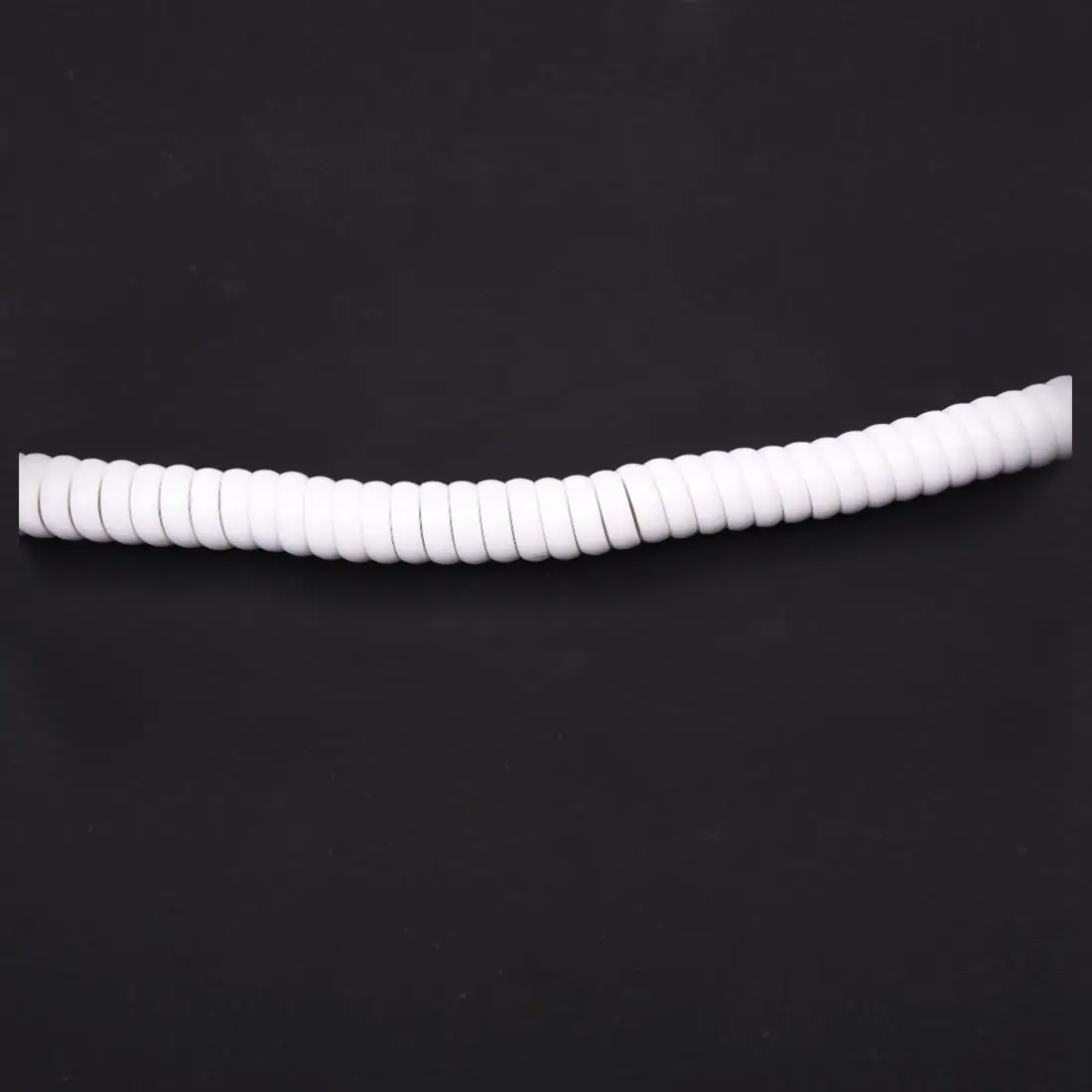 1.5M 4,9ft Wit Rekbaar Rj9 4p4c Telefoon Opgerolde Kabelsnoer