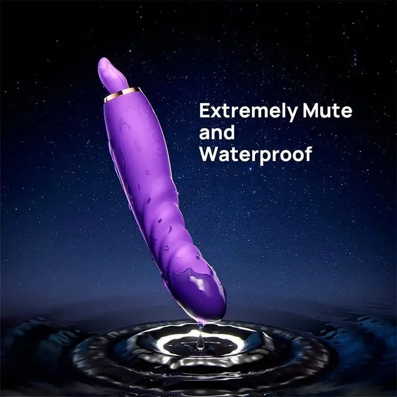 Juguete para lamer clítoris y lamer el clítoris: vibrador de punto G 3 en 1 con función de succión de clítoris, 10 vibraciones y 7 modos de lamer la lengua,