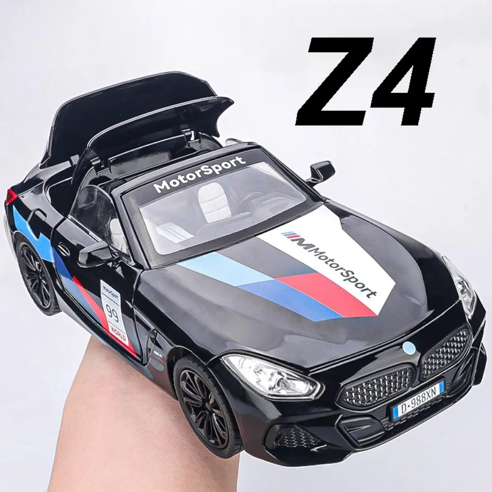 1:22 Z4 i8 Roadster modèle jouet voiture roue direction musique lumière retirer Absorption des chocs voitures de sport modèles passe-temps ornements
